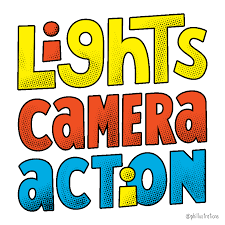 Lights camera action, cape town, south africa. Lights Camera Action Film Sticker For Ios Android Giphy