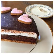 Sacher S Mores Torte A Soft Homemade Graham Cracker Base Is Layered With Apricot Preserves Sacher Cake Aweso Homemade Graham Crackers Ganache Frosting Cake