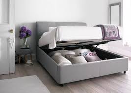 King Size Bed For Added Comfort And Space While You Sleep Darbylanefurniture Com In 2020 Bed Frame With Storage Ottoman Storage Bed Storage Ottoman