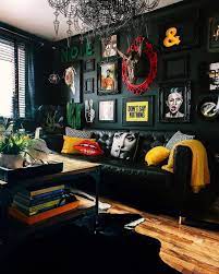 Pop Art How Surreal Surrealist Meets Pop Art Interior Design Inspiration Dark Living Rooms Dark Living Room Ideas Black Living Room