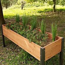 Holzerner Gemusegarten Zum Des Vergnugens Der Gartenarbeit In Der Richtigen Hohe Zu Finden Ohne Den Rucken Zu Brechen Neu Haus Designs Gartenarbeit Pflanzen Garten Hochbeet
