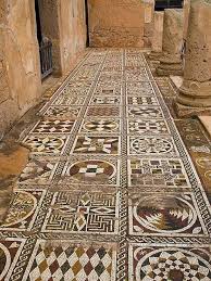 Mosaic Floors Villa Of Silene Leptis Magna Libya Byzantine Art Roman Mosaic Ancient Art