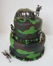 La creatività è la naturale estensione del nostro entusiasmo ️ Birthday Cake Army Design The Cake Boutique