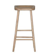 solid oak barstool/natural timber