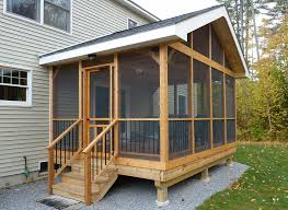 The homeowner widened and deepened the front stoop, turning it into a porch that's 28 by 8 feet. 27 Diy Screened In Porch Learn How To Screen In A Porch The Self Sufficient Living