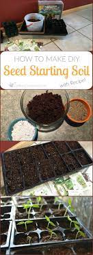 How To Make Your Own Diy Seed Starting Mix With Recipe Seed Starting Mix Seed Starting Soil Growing Seeds