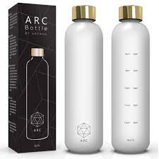 Maybe you would like to learn more about one of these? Water Bottle With Time Marker 32 Oz 1 Liter Motivational Reusable Water Bottles With Times To Drink Bpa Free Frosted Plastic For Fitness Sports Gym Travel And Outdoors