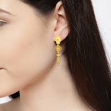 Ethnic Grace Gold Earrings