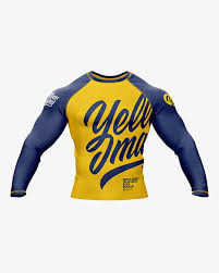 Download Men S Long Sleeve Jersey On Athletic Body Mockup In Apparel Mockups On Yellow Images Object Mockups Long Sleeve Jersey Shirt Mockup Clothing Mockup