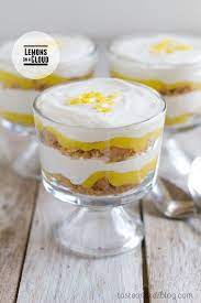 Lemons On A Cloud Glorious Layered Desserts Review Taste And Tell Recipe Desserts Lemon Desserts Trifle Recipe
