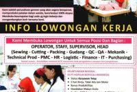 Merupakan perusahaan pma jepang, gaji sudah umk dengan fasilitas kesejahteraan lainnya. Dinnakerind Kabupaten Demak Page 6 Dinas Tenaga Kerja Dan Perindustrian
