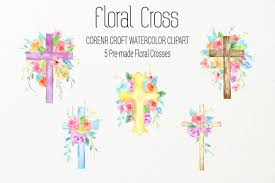 Download this cross flowers, cross clipart, cross, flowers png clipart image with transparent background or psd file for free. Watercolor Clipart Floral Cross Blue Pink And Purple Crosses Wood Cross Metal Cross Instant Download Clip Art Floral Art Watercolor Clipart