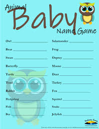 Looking for baby shower game ideas? Baby Shower Game Dickinson County Conservation Board