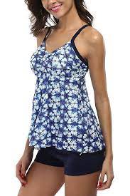 Alove Hollow Tankini Swimsuits For Women With Boyshorts Bathing Suits At Amazon Women S Clothing Store Swimwear Tankini Swimsuits For Women Swimsuits