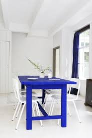 Cobalt Blue Blue Dining Tables Blue Table Interior