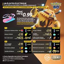 Il est possible d'avoir un maximum de trois missions simultanément. Legends On Twitter Electabuzz Community Day Here Are All Details Of The Exclusive Special Research Story Available For 0 99 Usd The Timed Research And The Field Research Task Pokemongo Pokemongoapp