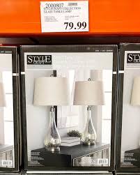 Simple yet striking, the glass coffee table is sleek and elegant as the centerpiece of any living room style. Costco Deals On Twitter Beautiful 2 Pack Glass Tablelamps Only 79 99 Costcodeals Costco Homedecor Https T Co Vtn5o1fokg