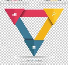 Triangle Infographic Icon Triangle Puzzle Information Chart