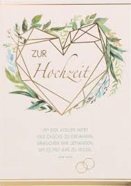 Kurze moderne hochzeitssprüche passen sehr gut auf die linke innenseite der karte. Gluckwunschkarte Gluckwunsche Zur Hochzeit