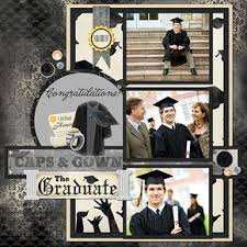 The Graduate Layout Graduation Scrapbook School Scrapbook School Scrapbook Layouts