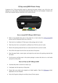 Manufacturers always know your need and requirement, so they develop their devices drivers. Quick And Complete Hp Officejet 3830 Printer Setup By Jessica Michael Issuu