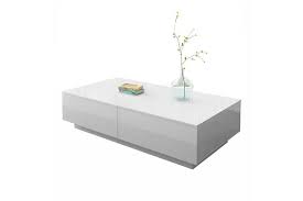 Surely, a coffee table with a storage shelf underneath its top is nothing unusual. Modern Coffee Table 4 Drawer Storage Shelf High Gloss Wood Living Room Furniture White Matt Blatt