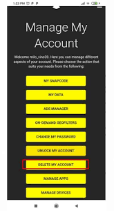حذف حساب سناب شات نهائيا 2021 خطوة بخطوة بالصور