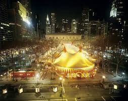 2000 The Big Top Comes To Midtown In 2000 Barnum S Kaleidoscape Transformed The Park Into A Circus For 6 Weeks Photo By Feld Management Inc Big Top Photo Park