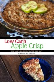 Low Carb Apple Crisp Applecrisp Lowcarbapplecrisp Lowcarbrecipes Lowcarb Lowcarbdessert App Low Carb Meals Easy Low Carb Recipes Dessert Low Carb Deserts