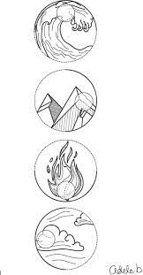 Die limited edtion feuer, wasser, luft & erde enthält: Korper Tattoo 4 Elementsymbole Wasser Erde Feuer Und Luft Tatowierungsidee Bitcoin Air Tattoo Body Art Tattoos Diy Tattoo