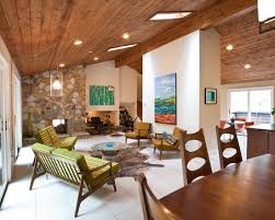 Retro Ranch Decor Design Ideas Pictures Remodel And Decor Mid Century Modern House Mid Century Modern Living Room Design Mid Century Modern Living