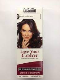 Cosamo Love Your Col Original No Ammonia No Peroxide Hair Col Original 765 Medium Brown Com Hair Color Without Ammonia Non Permanent Hair Color Peroxide Hair