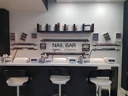 Small Nail Bar For Small Stores Pure Style Max Work Contact Us For More Nail Salon Decor Beauty Salon Decor Nail Salon Design