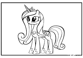 Free my little pony coloring pages to print and download. Online Coloring Pages Unicorn Coloring Page Unicorn And Little Crown My Little Pony