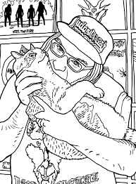 The heavy metal fun time activity book is more than a coloring book, although it has coloring pages in it featuring henry rollins, iggy pop, motörhead, guns 'n' roses, iron maiden, and others. The Metal Cats Coloring Book Is Merges All Your Most Favorite Things Metalsucks