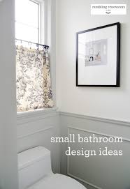I am happy to say that i have made lots of progress this week with the bathroom makeover. Small Bathroom Design Ideas Rambling Renovators