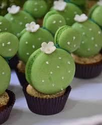 Such a cute idea for diy projects and celebrations. 50 Ideas For A Cactus Party Backen Backen Cactus Ideas Party Cute Desserts Desserts Food