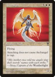 See cards from the most recent sets and discover what players just like you are saying about them. Archangel Vi En Magic The Gathering Mtg 5 5 Creature Angel Card From Visions Courtesy Of Deckmaster Deckmaster For Magic The Gathering Mtg Cards