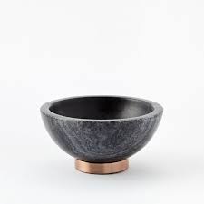Hand Carved Marble Copper Dip Bowl Dip Bowl Copper Bowl Bowl