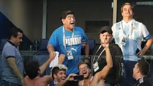 Diego maradona was surely a legend. Fifa World Cup 2018 Watch Animated Diego Maradona Grab Spotlight As Argentina Win
