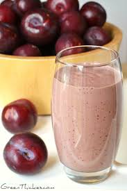 Spicy Plum Smoothie Green Smoothie Green Thickie Recette Smoothie Recette Recette Pruneaux Idee Recette