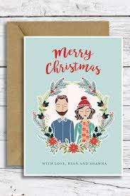 With simply to impress' christmas cards, not only can you upload favorite family photos and customize text, you can adjust any photo's position and presentation for an even more distinctive touch! 12 Custom Illustrated Portrait Christmas Cards With Your Face Custom Christmas Cards Christmas Card Illustration Christmas Card Trends