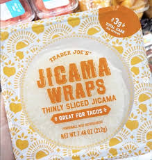 Trader Joe S Jicama Wraps Are The Easiest And Tastiest Low Carb Lunch Swap Trader Joes Jicama Trader Joes Recipes