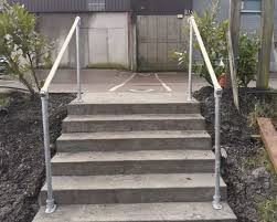 Hot tub spa reviews & information. Steel Handrail For Steps No Welding Required Self Install Handrail Kits Simplified Building