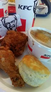 Supper 10 30 2017 Kfc Original Chicken Mashed Potatoes Gravy Biscuit Cookie Potato Gravy Gravy For Mashed Potatoes Food