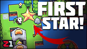 Buy land to explore and expand! First Solar Panel And Fallen Star Forager Evolved Ep 2 Z1 Gaming Youtube