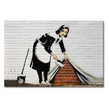 Banksy bilder handgemachte kunstdrucke auf holz. Leinwandbild Banksy No 19 Kaufen Home24
