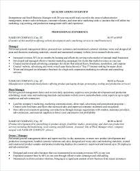 Small Business Manager Resume Template Professional Manager Resume Applying For A Job Without A Gre Manager Resume Business Resume Template Business Resume