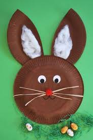 Osterhase Aus Papptellern Kinderspiele Welt De Basteln Ideen Ostern Basteln Fruhling Ostern Basteln Fruhling Kinder