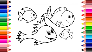 How To Draw Fish For Kids Drawing And Coloring Easy Draw Fish Youtube What to draw and how to draw it by lutz, edwin george, b. how to draw fish for kids drawing and coloring easy draw fish